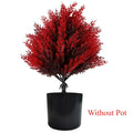Red Lavender Artificial Ground Stake Flowers with Pegs for Autumn