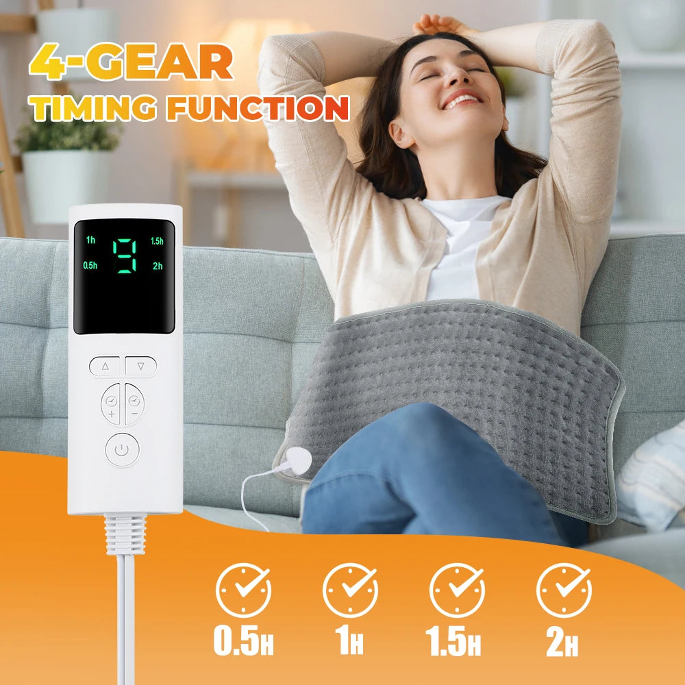 Electric Heating Pads for Back Neck Shoulder Relief mat