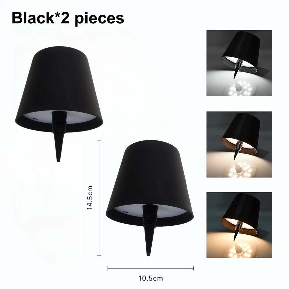 Wireless LED Wine Bottle Light Rechargeable Vases