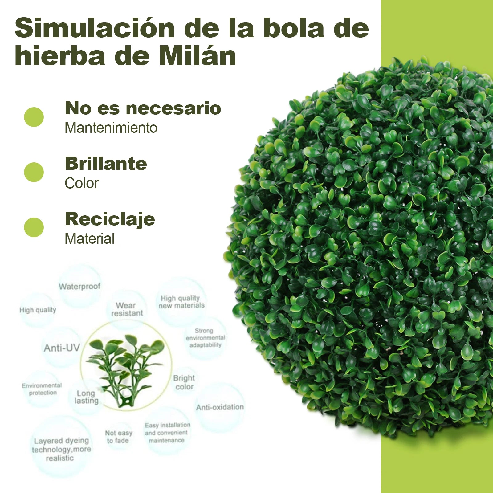 Artificial Grass Dome Ball Plants