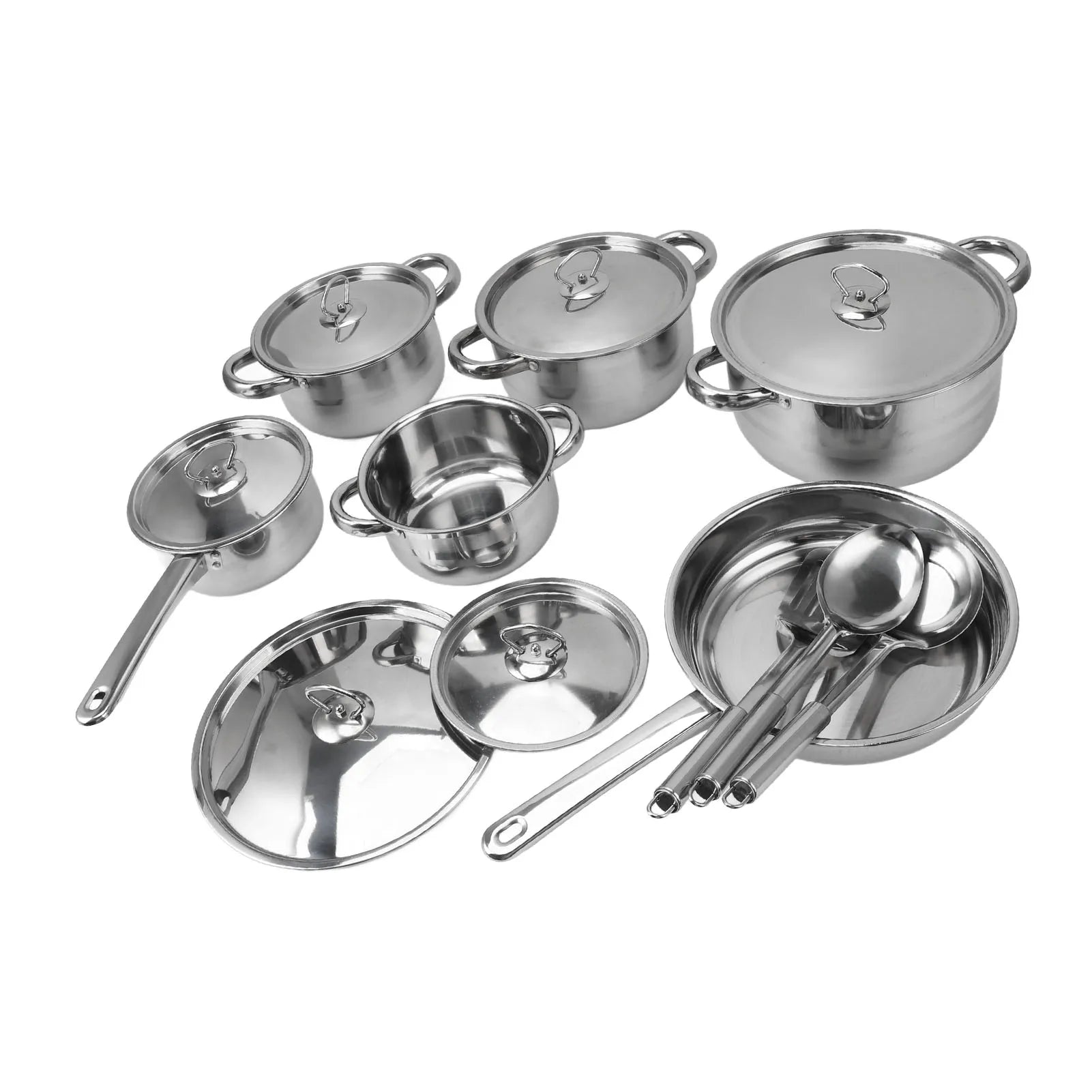 Stainless Steel Cookware Set Kitchen