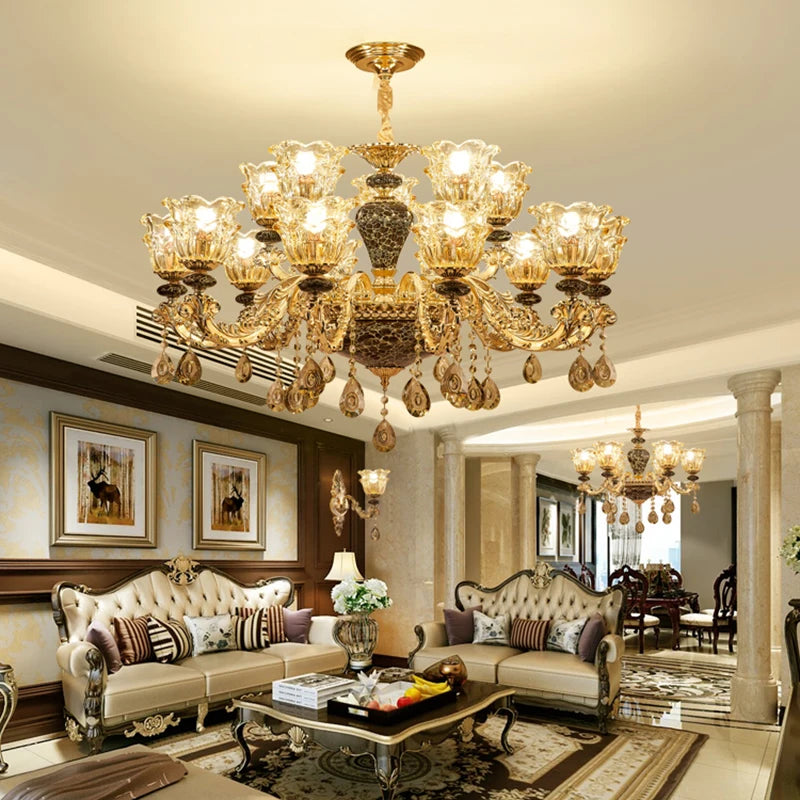 Chandelier Living Room Grand Luxury Lighting Fixtures