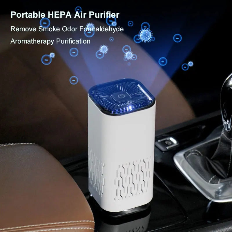 Portable HEPA Air Purifier Remove Smoke Odor