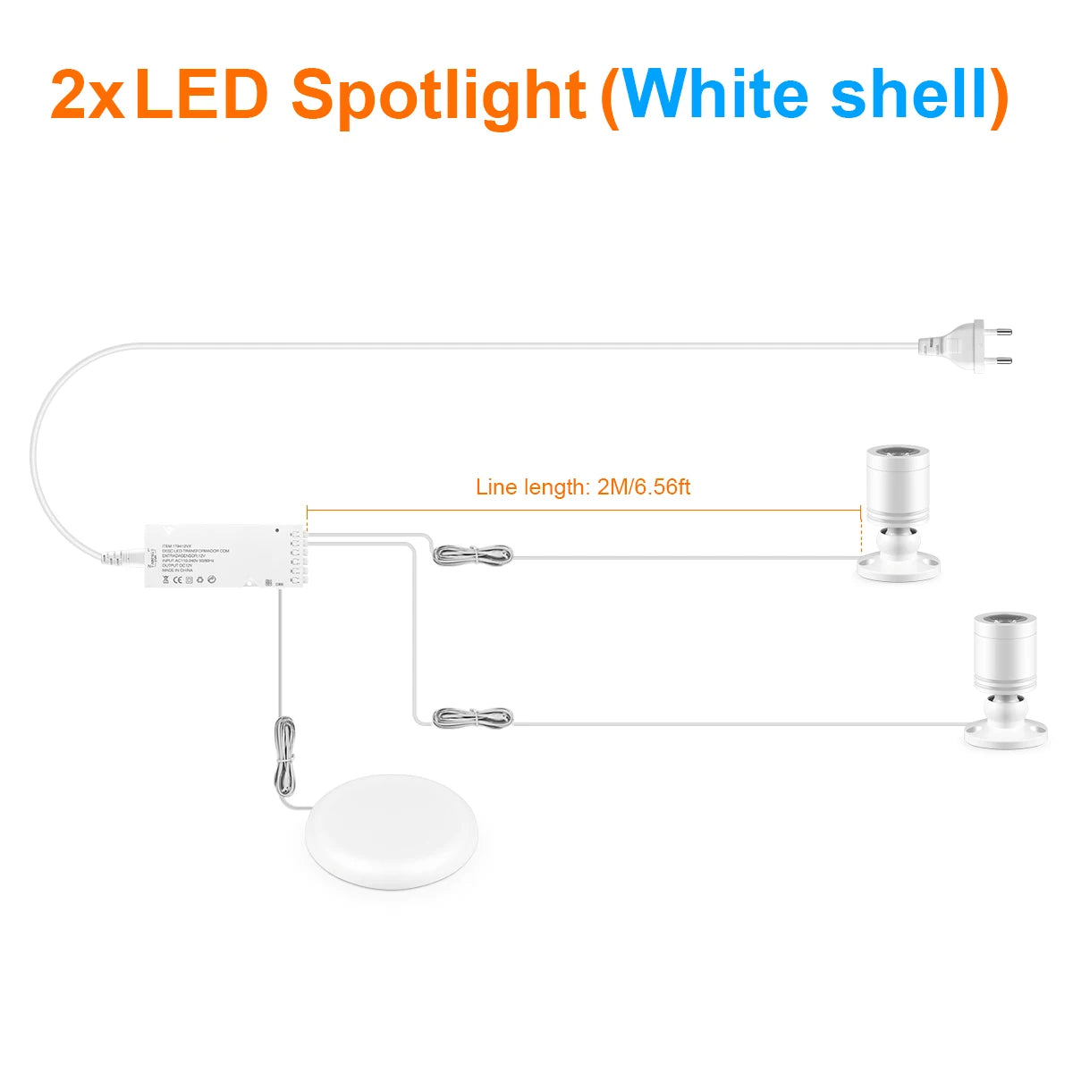 Wine Jewelry Display Cabinet LED Lighting Kit