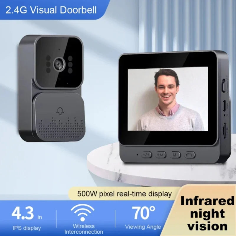Doorbell Video Intercom Camera Inteligente Wireless