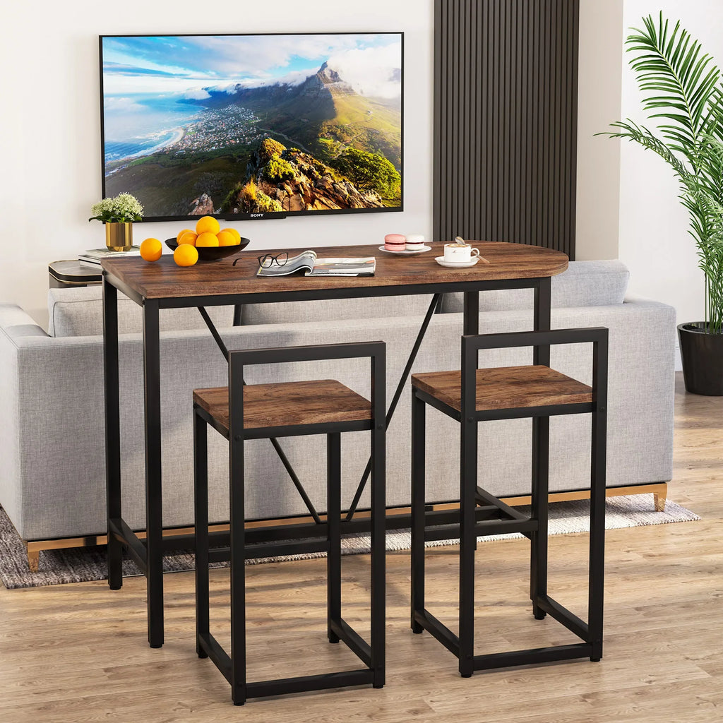 Tribesigns Counter Height Mini Wine Bar Table Sofa
