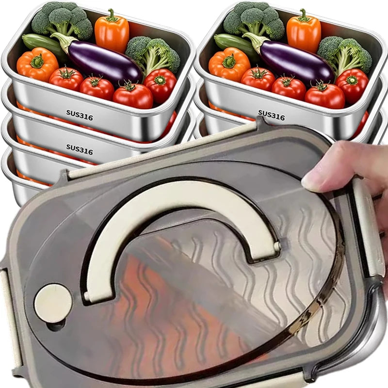 Stainless Steel Lunch Box Sealed Container