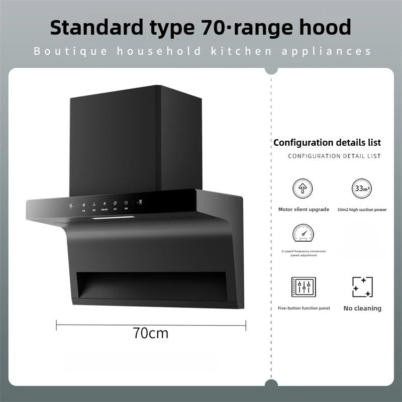Household Range Hood for Kitchen Large Suction Range Hood