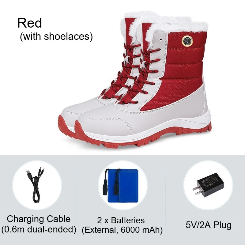 Winter Heated Women's Rechargeable Electric Warm Boots
