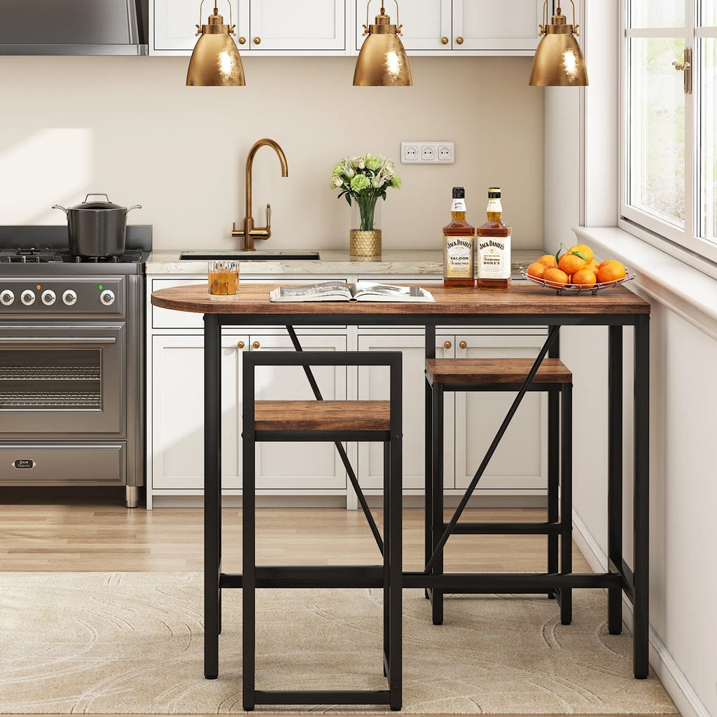 Tribesigns Counter Height Mini Wine Bar Table Sofa