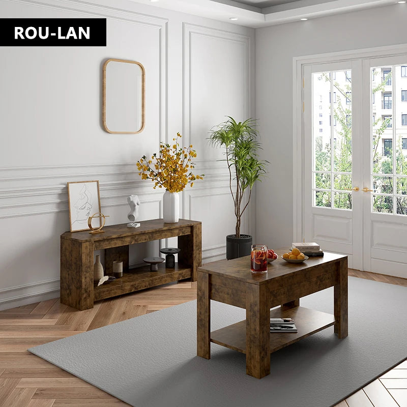 Small Modern Coffee Tables with Storage for Living Room