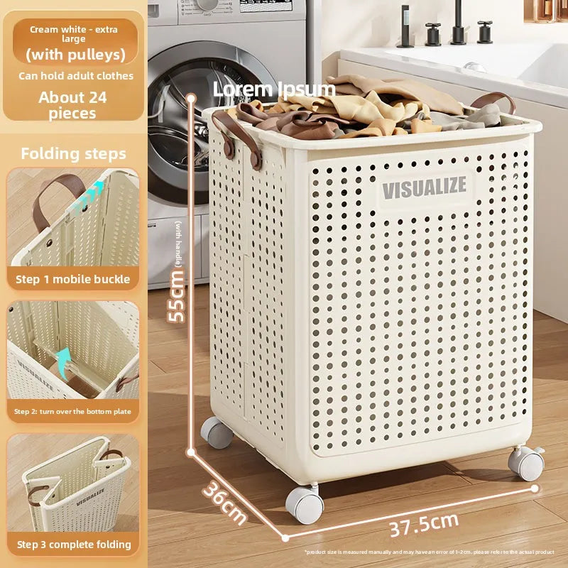 Multifunctional Folding Laundry Basket