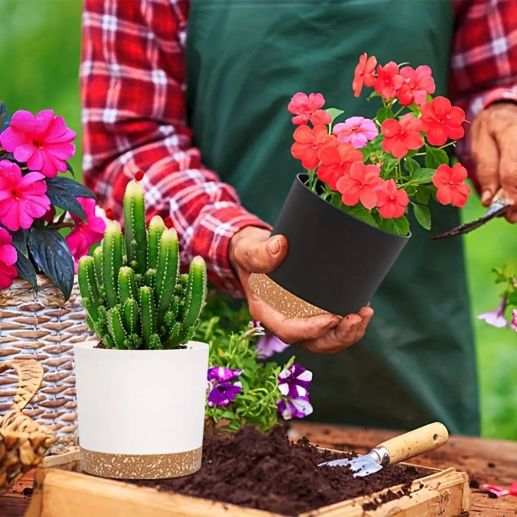 4pcs Flowerpot Removable Bottom