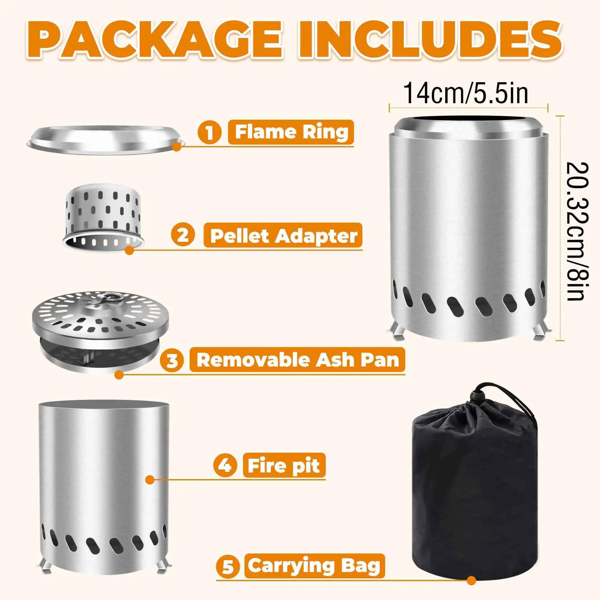 Mini Fire Pit for Table