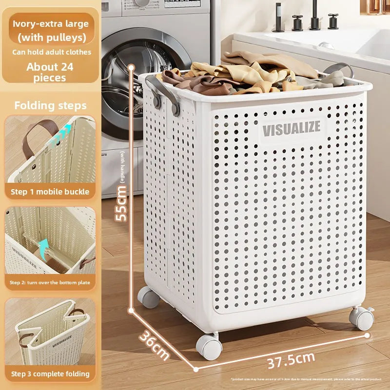 Multifunctional Folding Laundry Basket