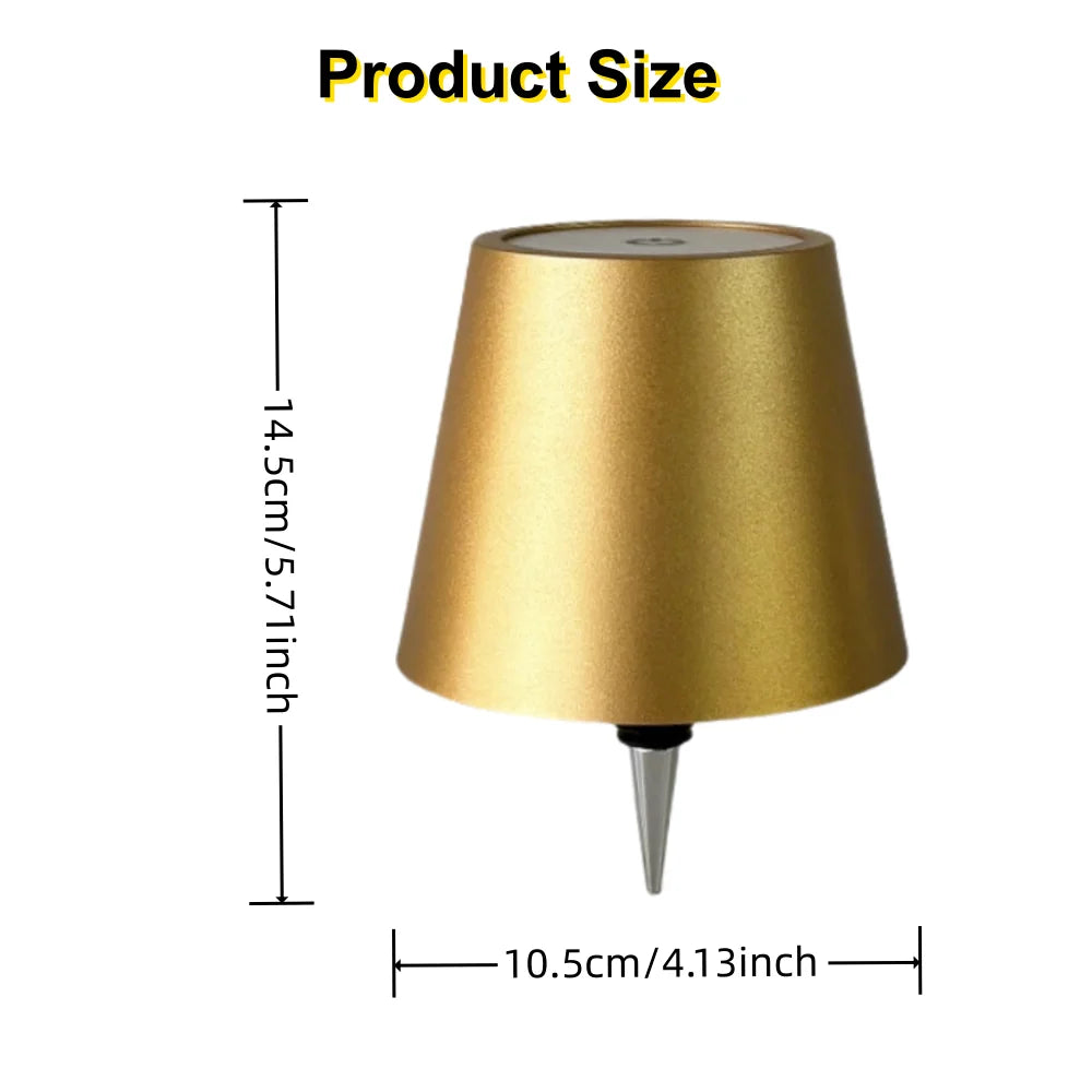 Wireless LED Wine Bottle Light Rechargeable Vases