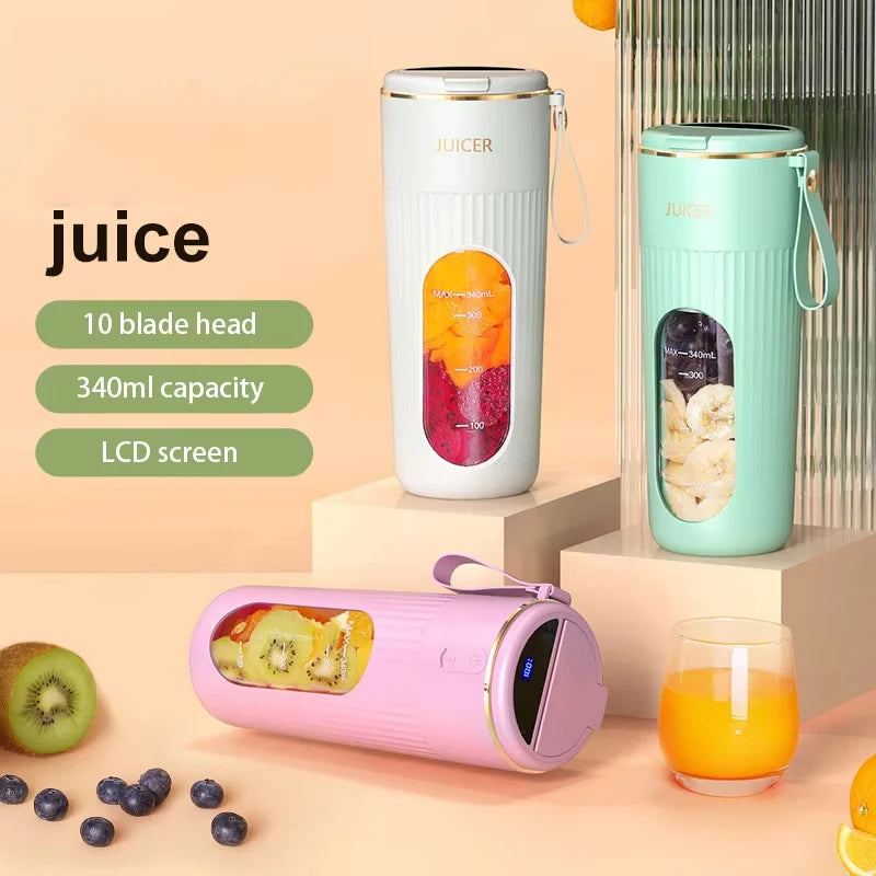 340ml Juicer Household Small Portable Fruit Juice
