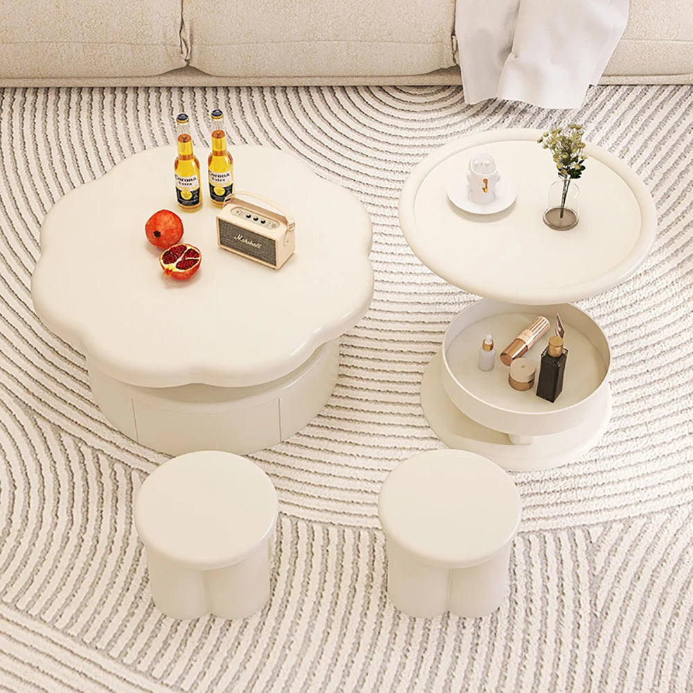 Storage Drawers Coffee Table Luxury Home Furniture