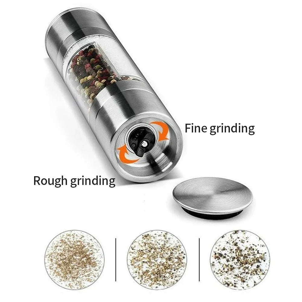 Pepper Mill Grinder 2 in 1 Stainless Steel