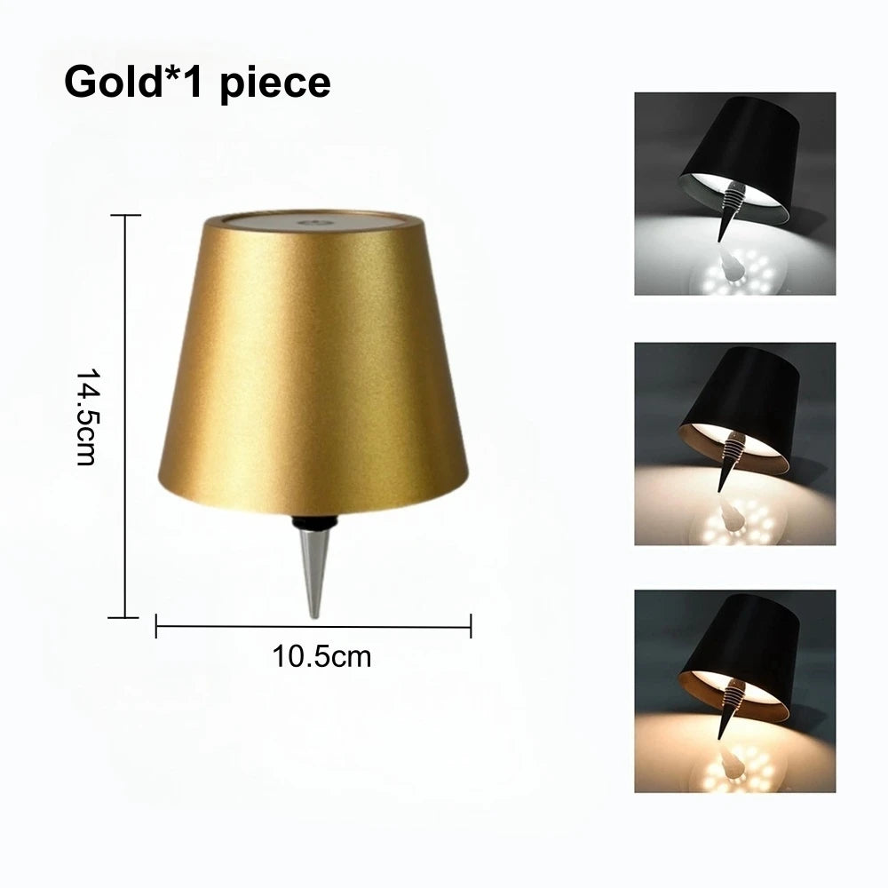 Wireless LED Wine Bottle Light Rechargeable Vases